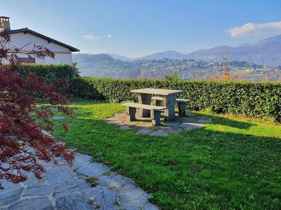 Casetta Accogliente Con Vista Sopra Lugano Paradiso Exteriör bild